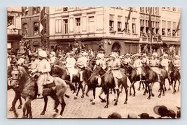 1923 Parade of Cavaliers Soldiers Antwerp Belgium UNP DB Postcard P6 - £3.83 GBP