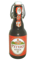Peters Zunft Gilden Dom Sunner Giesler Garde Muhlen Kolsch Beer Bottle &amp; Cap - £4.41 GBP