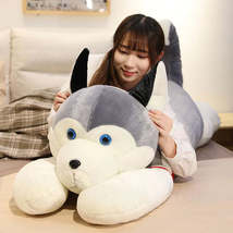 Hot New Huggable Giant Dog Plush Toy Soft Stuffed Husky Long Pillow Cartoon Anim - £6.17 GBP+