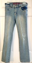 Mossimo Supply Co Jeans Boys Size 14 Straight Distressed Premium Denim Grunge - £5.50 GBP