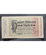  German 100M Mark from 1924 Bezirk Trier Uncirculated Banknote - £5.32 GBP