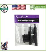 Chic 12-Pack Butterfly Hair Clamps - Perfect for Sectioning with Hot Rol... - $210.36 MXN