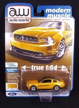 Auto World 2022 R3 yellow 2012 Ford Mustang GT/CS NEW - £9.97 GBP