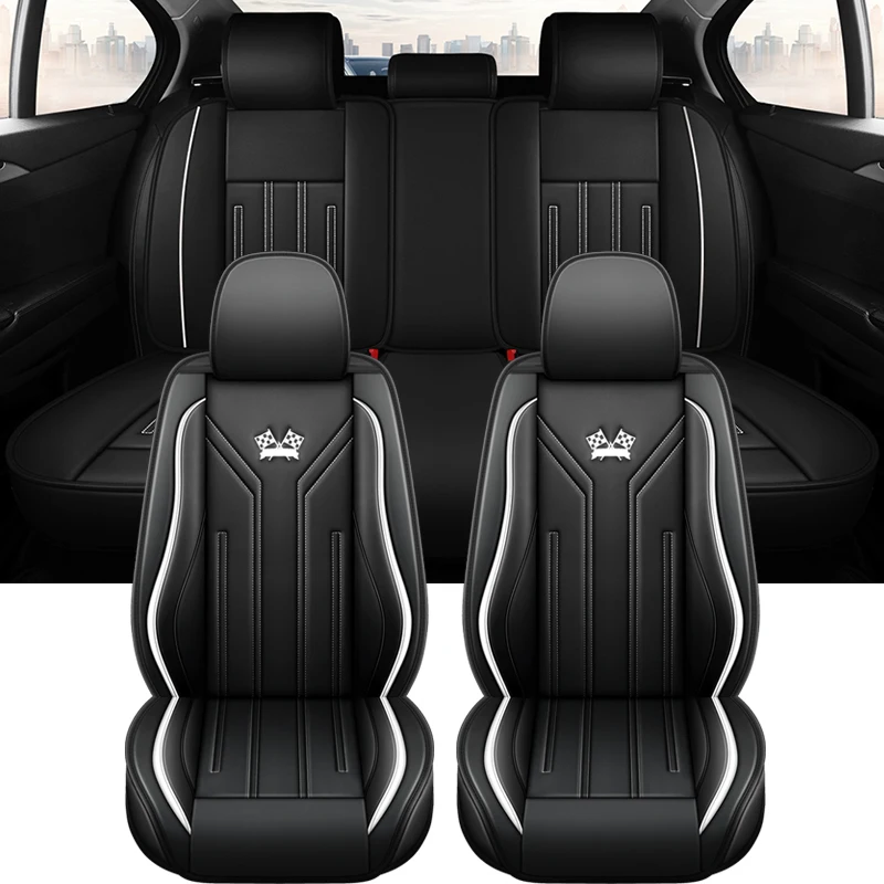 Universal leather car seat covers for ford focus mk3 mazda 6 gg fiat punto skoda karoq thumb200