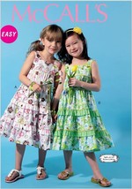 McCalls Sewing Pattern 6543 Dress Girls Size 2-5 - £10.00 GBP