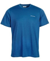 Columbia Mens Thistletown Ridge Crew T-Shirt Size Small Color Scout Blue - $28.22