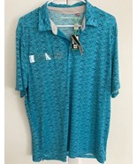 Hawke &amp; Co XL Performance Golf Polo Seagull Shirt - Moisture Wicking, Green - €21,13 EUR