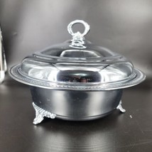 Forbes &amp; Co Art Deco Footed Lidded Silver Plated Serving Dish c.1920-30s... - $76.36