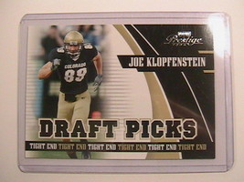 [a1d] 2006 Playoff Prestige Draft Picks Joe Klopfenstein #DP-15 Univ Of Colorado - £3.18 GBP