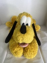 Disney Store PLUTO Plush Dog Puppy Stuffed Animal Toy Laying - £15.87 GBP