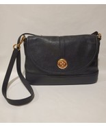 Marc Jacobs New York Turnlock Black Pebbled Leather Crossbody Bag Purse - $74.25