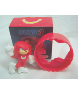 McDonald&#39;s 2024 Sonic 3 Movie KNUCKLES RED ROLLER 2&quot; Plastic PVC Toy Fig... - $271.48 MXN