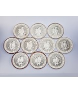Lot of 10 2001 Australia $1 Silver 1oz Kookaburras (BU Condition) KM# 479 - $16,605.15 MXN