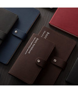 192 Pages PU Leather Business Journal A5 Notebook Lined Paper Writing Diary - £12.43 GBP+
