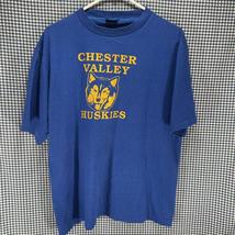 Vintage Made in USA Chester Valley Huskies T-Shirt Men’s Size XL - $14.99