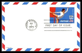 1979 US FDC Postal Card - UXC18, Olympics, Gymnast, Fort Worth, Texas T10 - $2.96