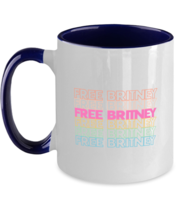 Britney Mugs Free Britney Multiply Rainbow, #FREEBRITNEY Navy-2T-Mug  - £14.57 GBP
