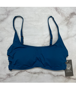 Vince Camuto Strappy Side Bikini Top Size S Azure Blue New V91714 - £35.65 GBP
