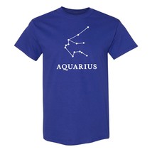 Aquarius Constellation - Star Sign Astrology Zodiac Astronomy T Shirt - Small -  - £19.13 GBP
