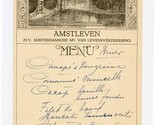 Papandayan Hotel Menu Garut Java Indonesia Anstleven Amsterdam 1937 Sala... - £37.58 GBP