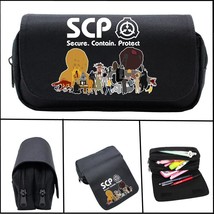 Hot Game SCP Pencil Case Anime  Make up Cosmetic Bag Student Stationery Multi-fu - £42.07 GBP