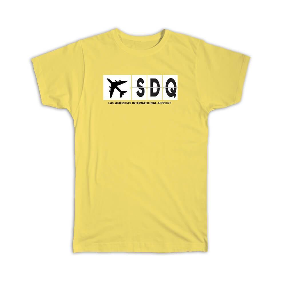 Dominican Republic Américas Airport Santo Domingo SDQ : Gift T-Shirt Airline Tra Item image 6