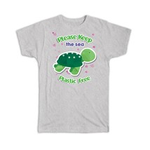 Eco World Plastic Free Oceans Turtle : Gift T-Shirt Kids Save Water Rivers Non P - £14.14 GBP