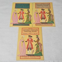 Historic Costume Painting Books Lot of 3 Books 2, 3 and 4 - £11.97 GBP