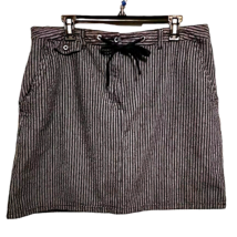 Size 14 Skort Skirt and Shorts Together Blue Searsucker Golf Tennis Pick... - $21.48