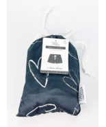 Hello Mello Beauty Sleep I Love You Satin Heart Pajama Shorts M L Black ... - $20.59 CAD