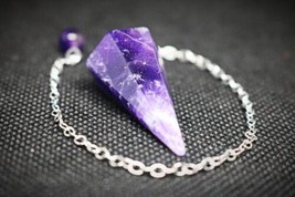 AMETHYST CRYSTAL HAUNTED DOLL PENDULUM! ATTUNE TO EXOTIC ENERGIES! MIXED... - £15.79 GBP