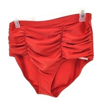 Raisins Bikini High Waist Bottom Retro Wild Romance Costa Seamless Plus Size Red - £18.38 GBP