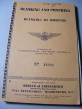 1943 WW2 Navy Aeronautics Blankings and Punching Booklet 8 - $460.95 MXN