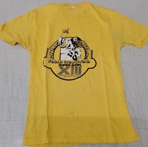 VINTAGE 1979 Garan Pittsburgh Steelers Super Bow XIII T-Shirt 14-16 - $49.49