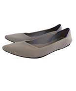 Rothy&#39;s The Point Ecru Women&#39;s Size 8 Beige Recycled Textile Flats Point... - $65.18