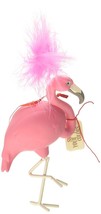 Department 56 Flamingo Showgirl Ornament Show Your True Colors 3&quot; Porcelain Pink - £15.81 GBP