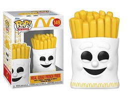 McDonald&#39;s Meal Squad French Fries Ad ICON Vinyl POP Figure Toy #149 FUN... - £10.84 GBP