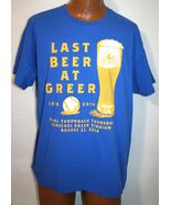 NASHVILLE SOUNDS Last Beer At Greer Stadium 2014 SGA T-SHIRT XL Baseball - $27.64 CAD