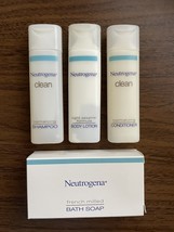 Neutrogena Travel Toiletries Normalizing Shampoo &amp; Conditioner Lotion So... - $15.84