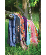 Set Of 6 Assorted Recycled Kantha Throws, Approx. 55&quot; X 80&quot; - $743.95