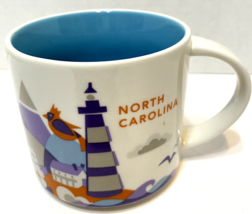 Starbucks You Are Here Collection North Carolina Coffee Tea Ceramic Cup Mug 14oz - £11.65 GBP