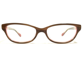 Oliver Peoples Eyeglasses Frames Devereaux OTPI Brown Horn Pink 50-16-135 - £73.16 GBP
