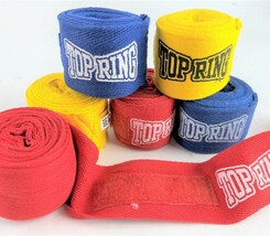 2 Pack - 2in Hand Wraps Boxing MMA Wrist Hand Glove Wraps  Red, Yellow, ... - €6,02 EUR+