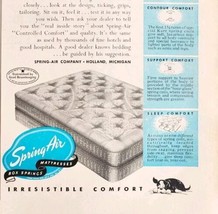 1947 Spring Air Box Springs Mattress Beds Advertisement Bedding Vintage ... - $19.99