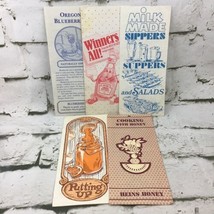 Vintage Recipe Pamphlets Assorted Lot Of 5 Collectible Milk Honey Ketchup - $14.84