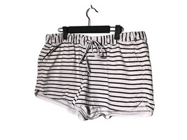 J. by J. Crew Size Large Blue White Striped Linen Blend Shorts - $12.16