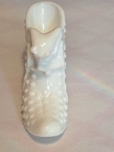 Fenton Milk Glass Shoe Slipper White Vintage Home Decor Collectible ? - £6.73 GBP