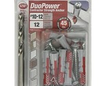 Hillman 376474 DuoPower Contractor-Strength Anchor Kit #10-12, 12-Pack - $26.31