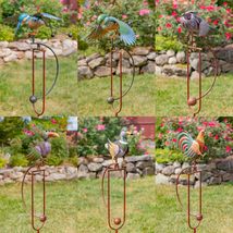 Metal Bird Garden Rocking Stakes with Dual Motion (Set of 6) - $64.95+