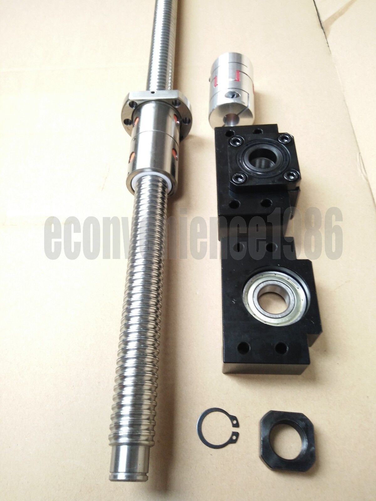 1 pcs Anti-backlashed DFU1605--300mm Dual Ballscrew&amp; BF12/BK12&amp;6.35*10mm... - $88.87